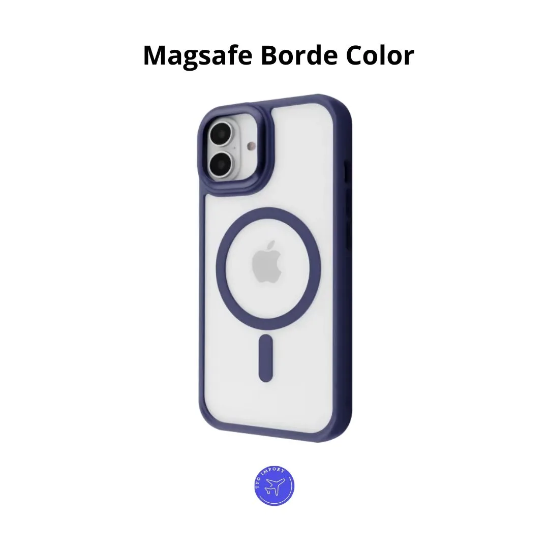 Funda Magsafe Con Borde De Color