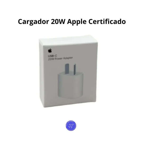 Fuente Cargador 20W Apple Certificado
