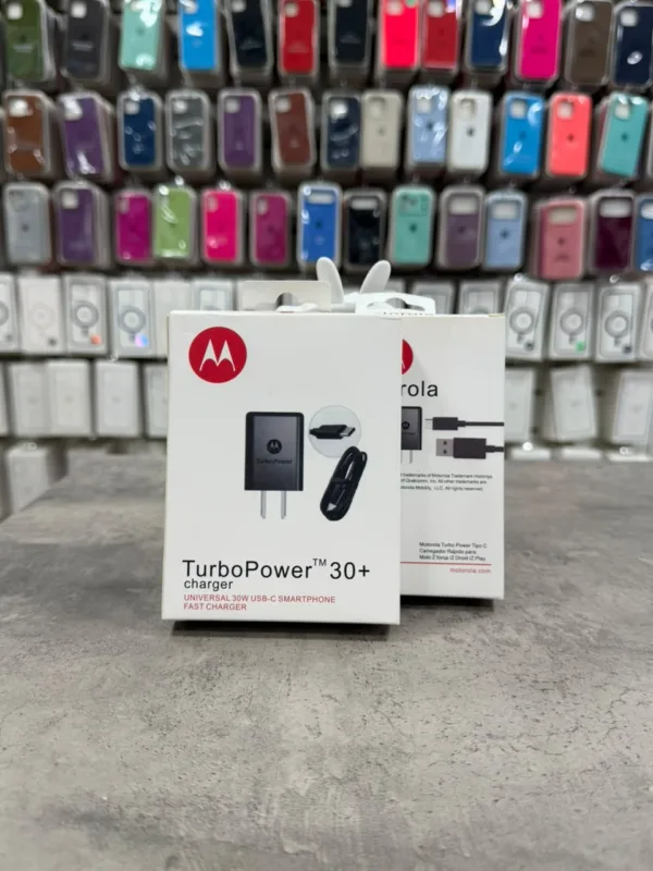 Cargador turbo power 30w Motorola