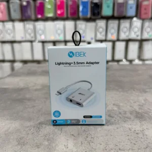Adaptador Lightning + 3.5mm a c