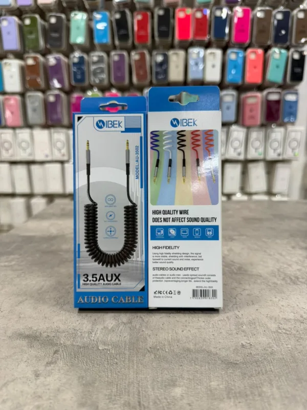 Cable auxiliar en espiral