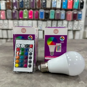 Foco luz de colores con control